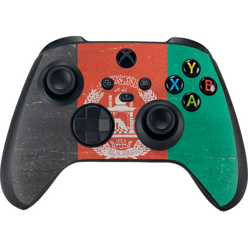 Afghanistan Flag Distressed Xbox Series X Bundle Skin